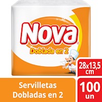 Servilleta Nova Dobladas En 2 100 un